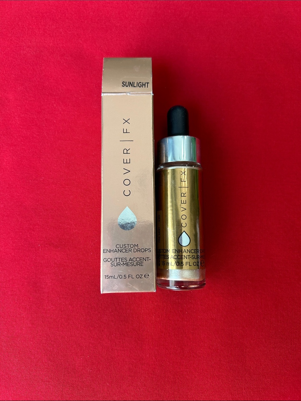 COVER FX Sunlight Highlighter Drops — Sunlight (Radiant Gold)